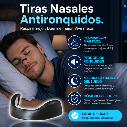 Tiras Nasales Antironquidos Magneticas + Envio Gratis
