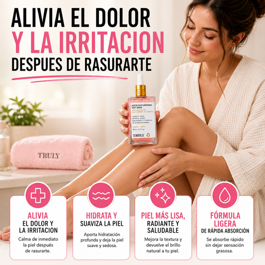 Aceite TRULY para despues de rasurar